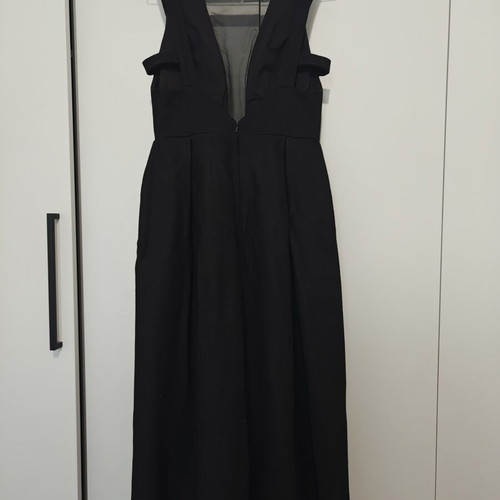 Ioanna Kourbela black jumpsuit with pockets, size S