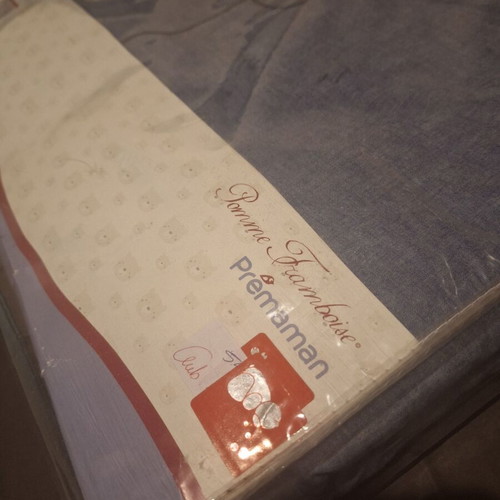 Premaman baby blanket like new, 100% cotton, blue, 80x125 cm
