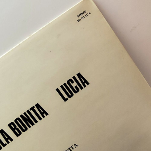 Lucia La Isla Bonita 12" Maxi Single pop, like new