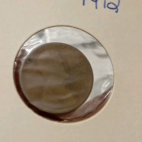 Wheat Penny Lincoln cent 1912 used, USA coin