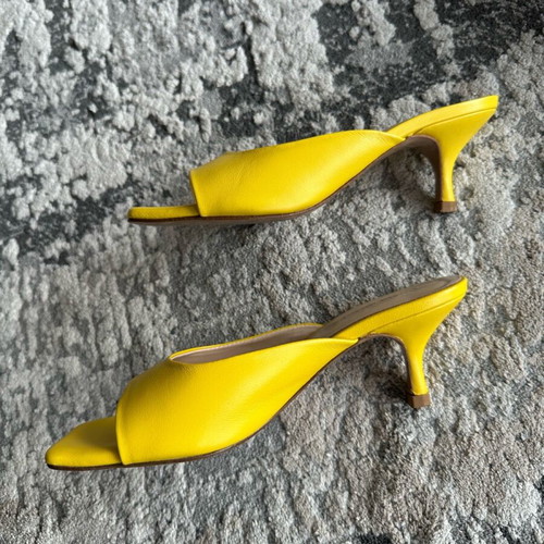 Mules Makis Kotris σαν καινούργιο, κίτρινα, μέγεθος 37