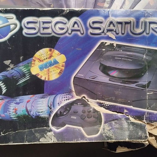 Sega Saturn Model 1 used console in moderate condition without game