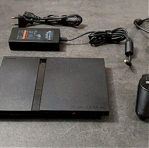 Playstation 2 Slim κονσόλα πλήρης - PS2 console SCPH-75004