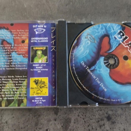 Blaze Out Through the Door CD, heavy metal album