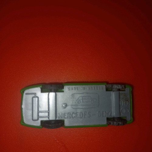 Toy car Greek made number 6 Mercedes-benz used