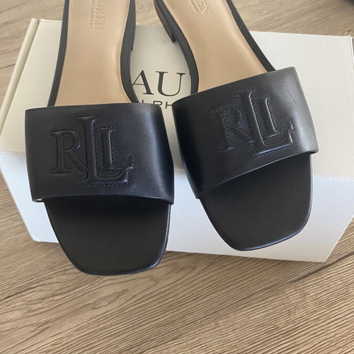 Ralf Lauren leather mules like new, size 36