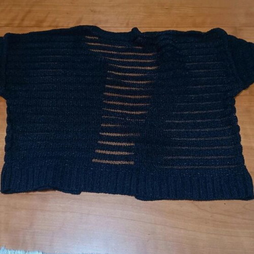 Bolero with transparency like new, black, size S