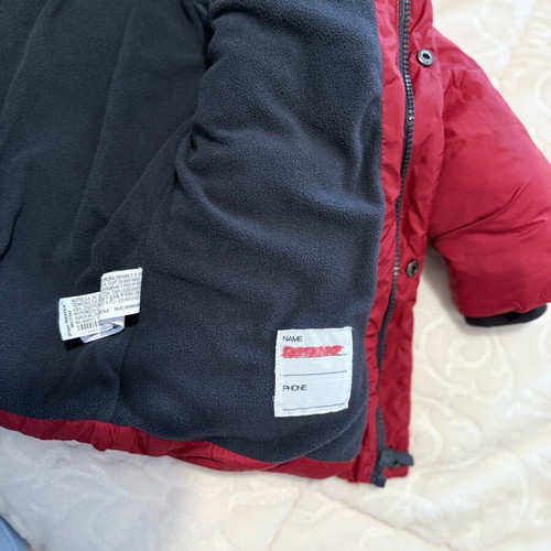 ZARA puffer jacket used for 3-4 years old, red