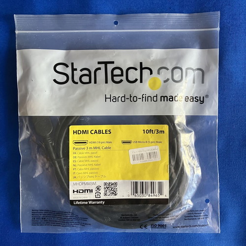 3m HDMI to USB Micro-B cable