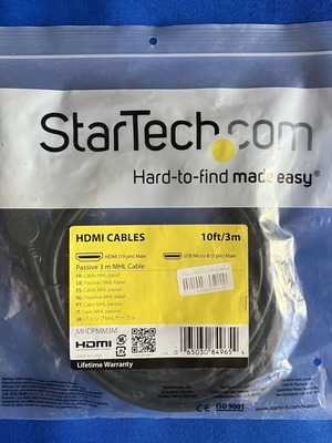 3m HDMI to USB Micro-B cable