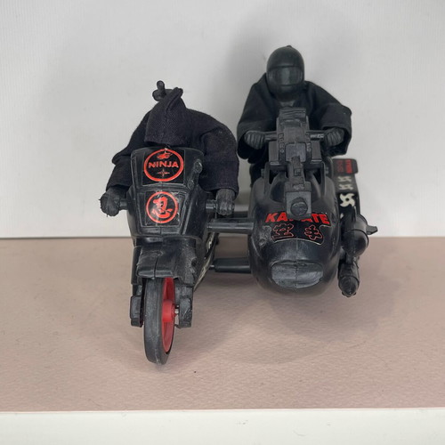 Vintage Ninja Rider Karate Bike figure like new