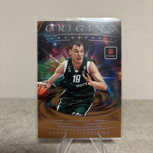 2025-26 Panini Origins EuroLeague Brown #91 Saras Jasikevicius card