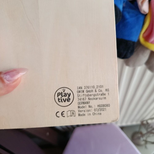 Playtive wooden puzzle used