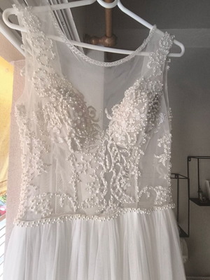 Wedding dress Rich Girl Boudoir medium, new, lace and transparency