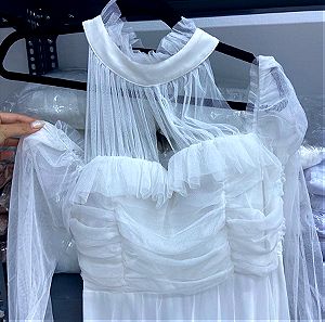 νυφικό φόρεμα (λευκο) καινούργιο (xl,xxl,xxxl)