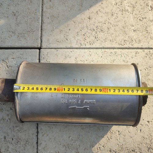 Bmw Resonator Exhaust Used Straight Through OEM Stock Muffler N43