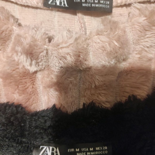Zara women's blouse like new, size M, black and pink