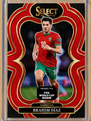 Select FIFA Road to World Cup 2026 αυτοκόλλητο Brahim Diaz #/68