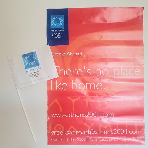 Athens Olympics 2004 collectible lot used with DVD, tickets, souvenirs