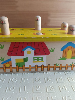 Wooden Montessori toy for babies like new