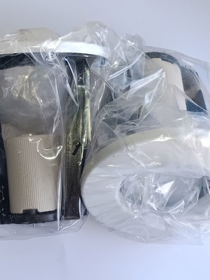Recessed ceiling spotlights white color, new set of 2 pieces