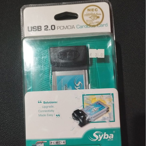Syba PCMCIA USB 2.0 CardBus card new