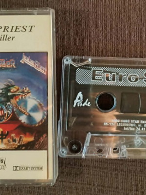 Judas Priest Painkiller касета употребявана, неофициална полска Euro Star