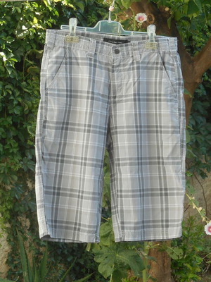 Calvin Klein men's shorts like new, size 32, cotton, white and gray