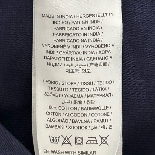 Gant Logo T Shirt L used, blue