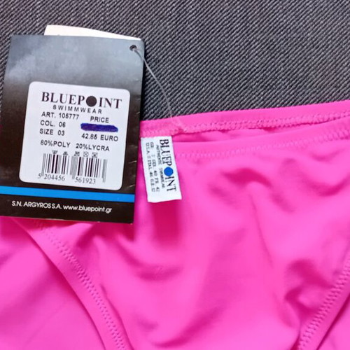 Bluepoint fuchsia brand new women's bikini swimsuit L