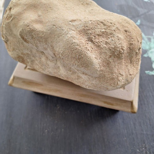Raw green clay rock like new