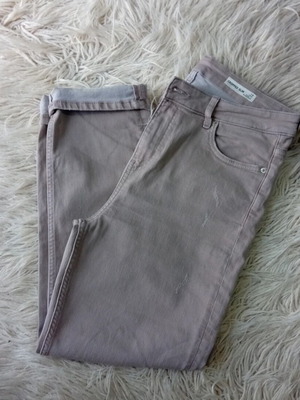 Γυναικείο ελαστικό τζιν Marks & Spencer σαν καινούργιο, μπεζ, μέγεθος XL