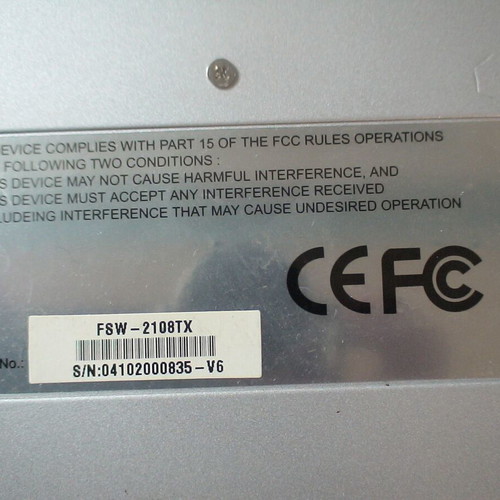 LevelOne Sohocon FSW-2108TX 8-Port Fast Ethernet Switch