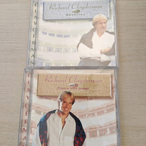 Richard Clayderman 2 CDs used, vol 1 and vol 9 pack