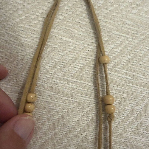Long necklace with beads new, no wear