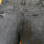 Zara women's jeans used, size L, dark gray