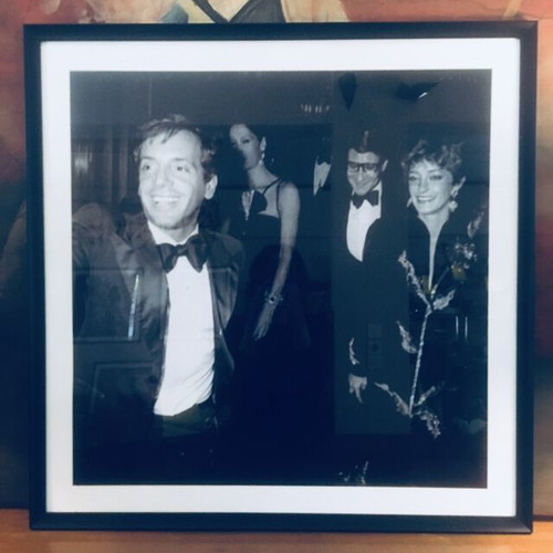 Studio 54 photo print new with wooden frame 83x83