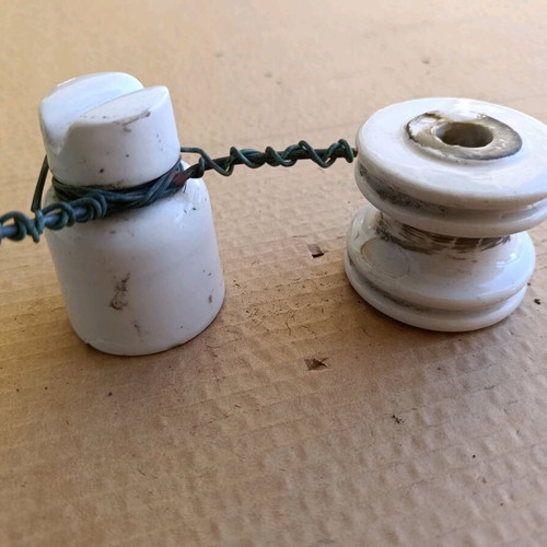 Porcelain insulators used