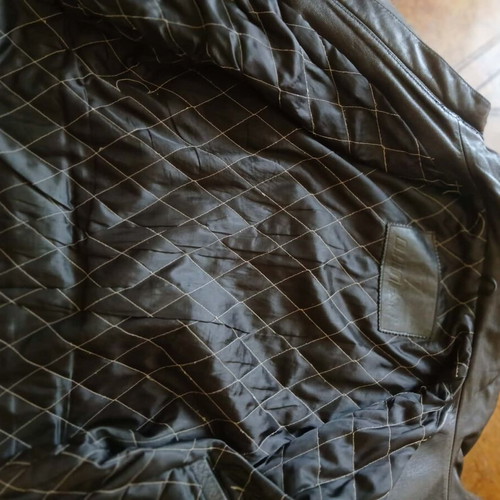 Dainese leather motorcycle jacket used, size XL without protectors