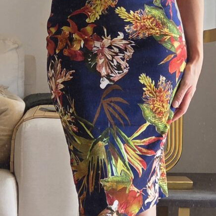 AX Paris Tropical Floral Halterneck Bodycon Dress new, colorful