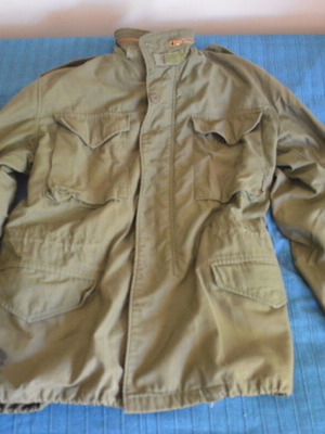 U.S. Army M-65 Field Jacket Small Size used, OG-107 Vietnam 1970s