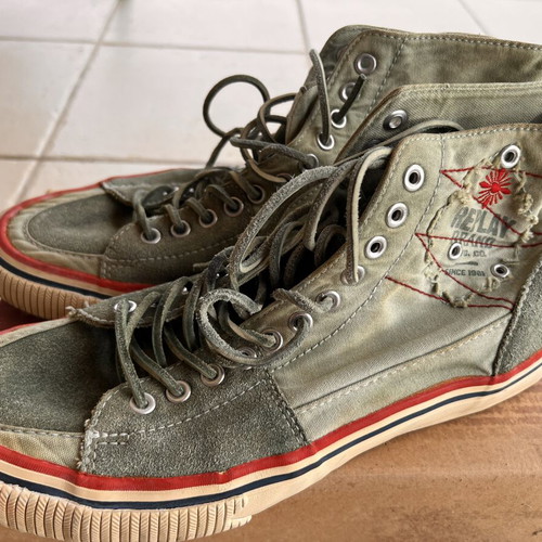 Replay Footwear Military Green Sneakers used, size 44 US 11