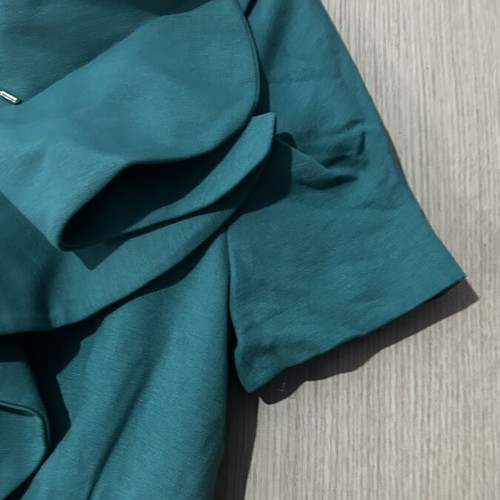 Italian Sportstaff Dress size S like new, green midi evening