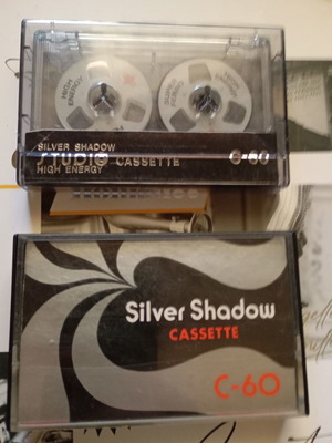 Silver Shadow C-60 reel to reel tape like new with bonus cassette