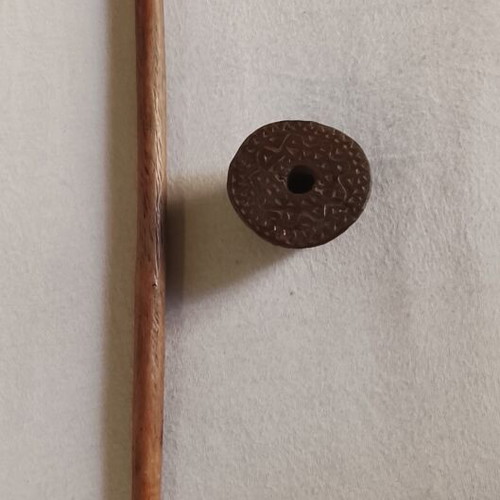 Traditional wooden spindle handmade prewar used from Epirus