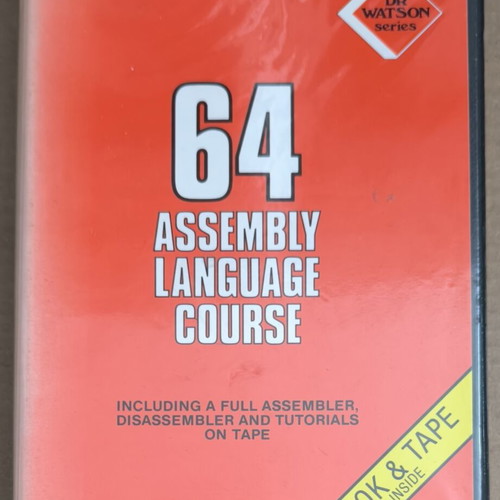 Dr Watson 64 Assembly Language Course used, cassette and book