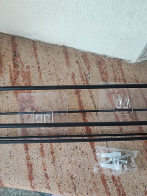 Spice rack new, mountable with screws or adhesive