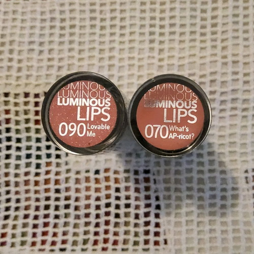 Catrice Luminous Lips lipsticks used, 2 pieces