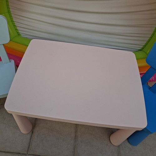Ikea children's table with two chairs used, good condition