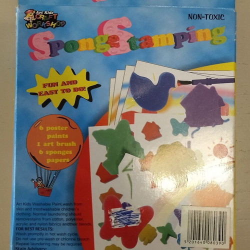 Sponge Stamping toy new for kids 3+